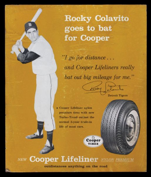 1960s Cooper Tire Colavito